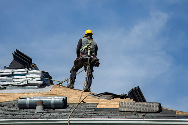 Professional Roof Replacement technician working in Fairfield, WA
